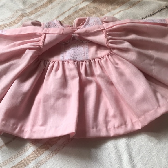 Vintage Lace Trimmed Dress with Overcoat Size 12 Months - Picture 4 of 13